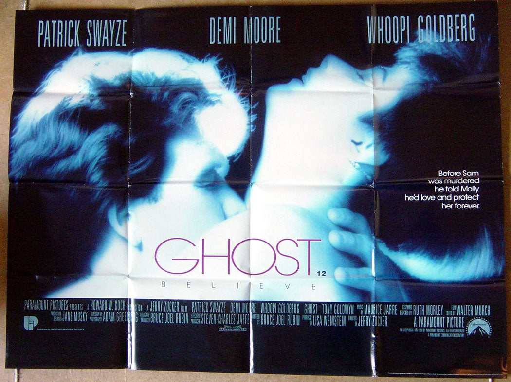 Ghost  Original Quad Movie Poster  