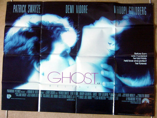 Ghost  Original Quad Movie Poster  