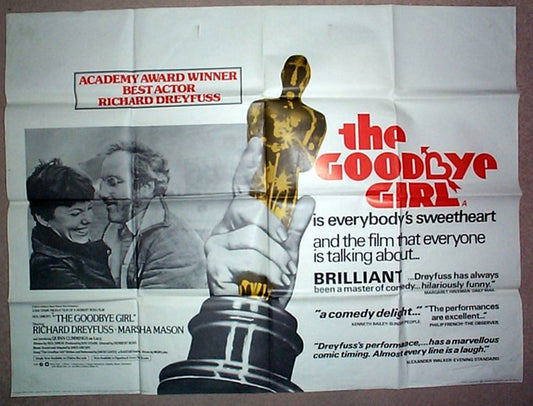 The Goodbye Girl  Original Quad Movie Poster  