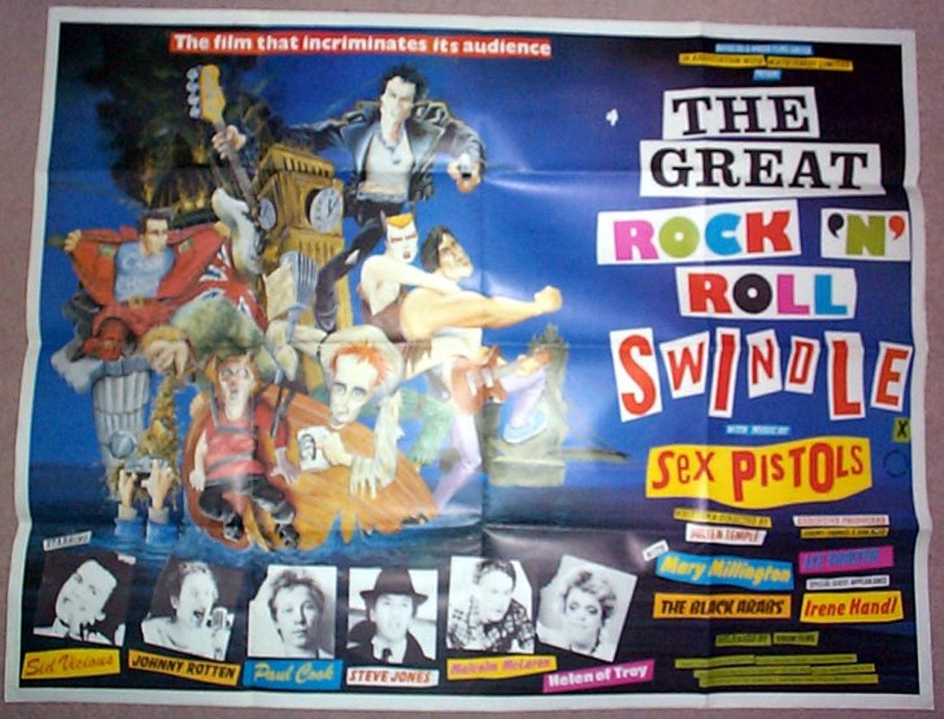 The Great Rock 'n' Roll Swindle Original British Quad Poster - Movie Poster