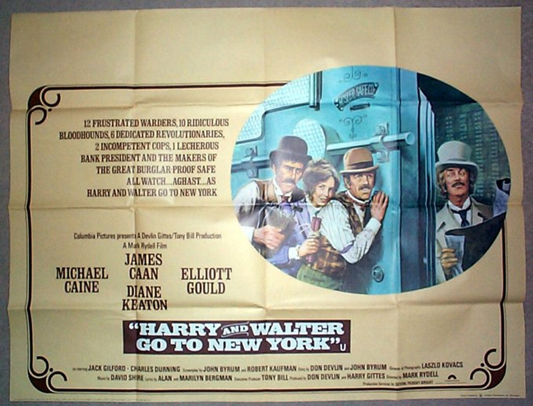 Harry And Walter Go To New York  Original Quad Movie Poster  