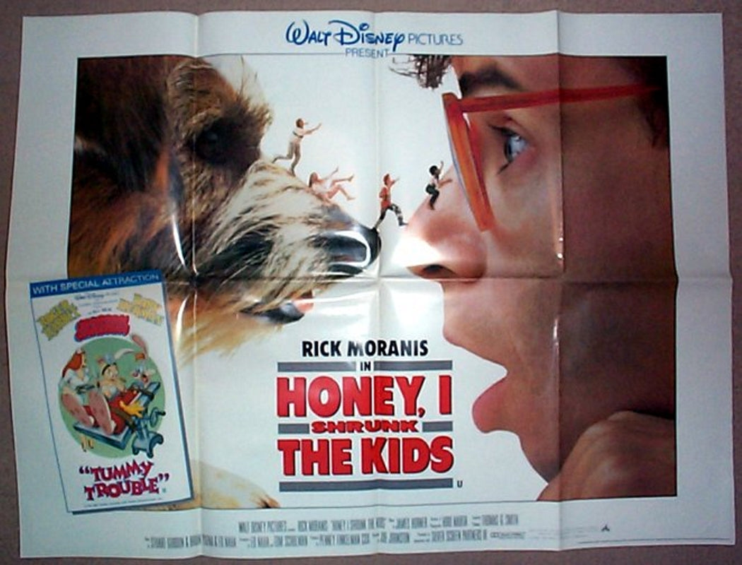 Honey, I Shrunk The Kids  Original Quad Movie Poster  