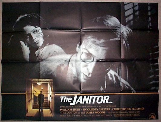 The Janitor  Original Quad Movie Poster  