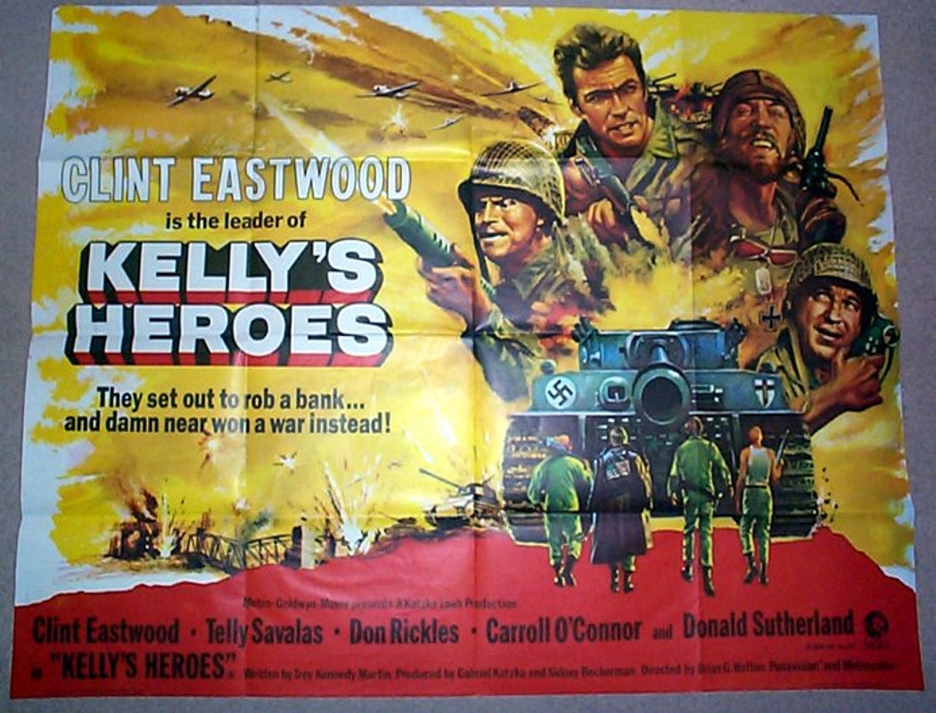 Kelly's Heroes Original British Quad Poster - Movie Poster