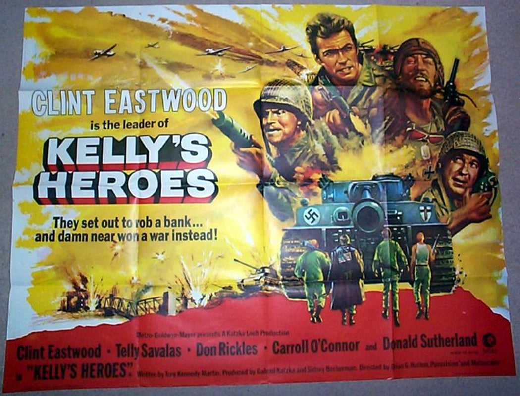 Kelly's Heroes Original British Quad Poster - Movie Poster