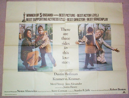 Kramer vs Kramer  Original Quad Movie Poster  