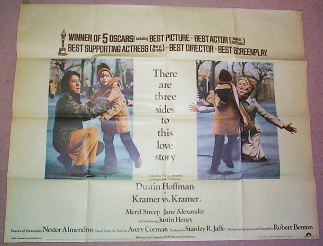 Kramer vs Kramer  Original Quad Movie Poster  