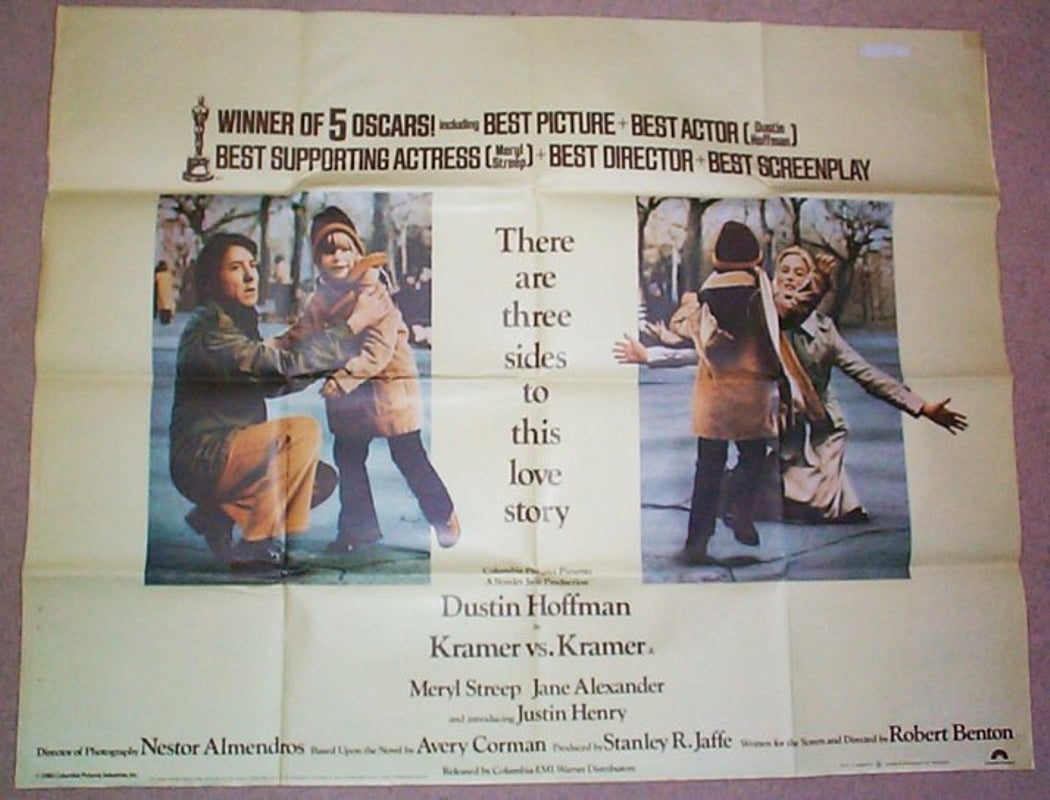 Kramer vs Kramer  Original Quad Movie Poster  