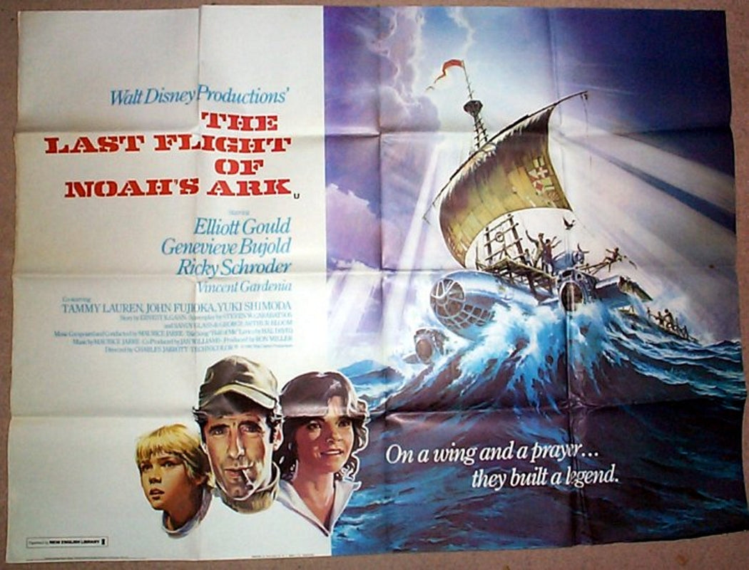 The Last Flight Of Noah's Ark  Original Quad Movie Poster  