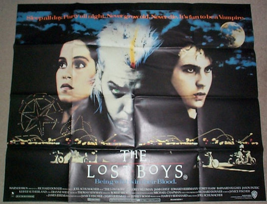 The Lost Boys Original British Quad Poster - Movie Poster