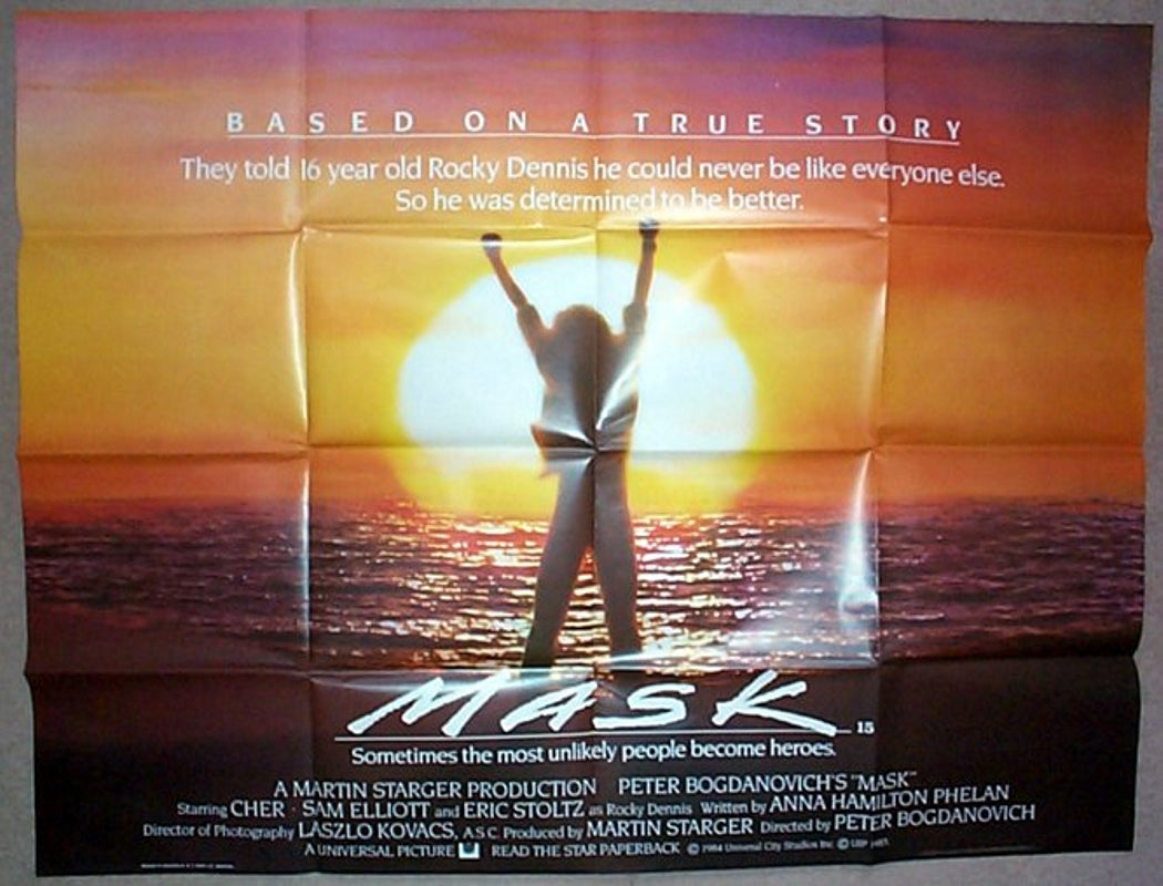 Mask  Original Quad Movie Poster  