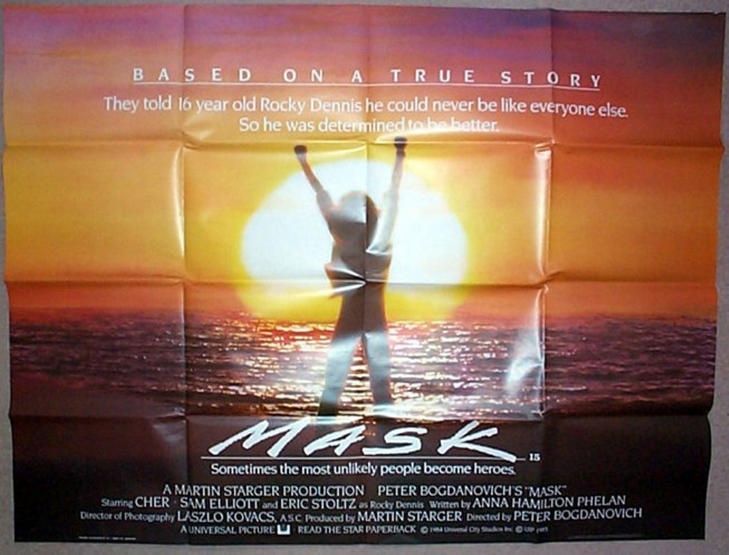 Mask  Original Quad Movie Poster  