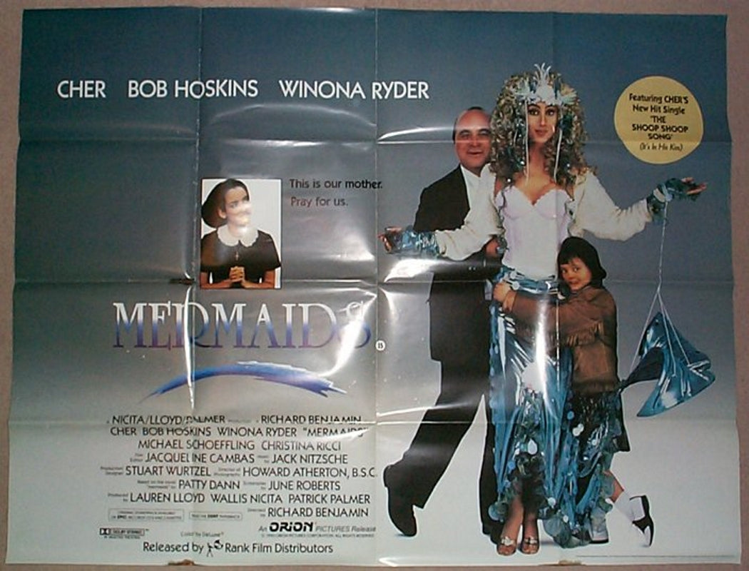 Mermaids  Original Quad Movie Poster  