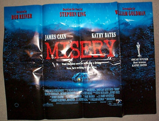 Misery  Original Quad Movie Poster  