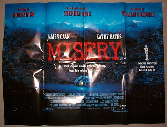 Misery  Original Quad Movie Poster  