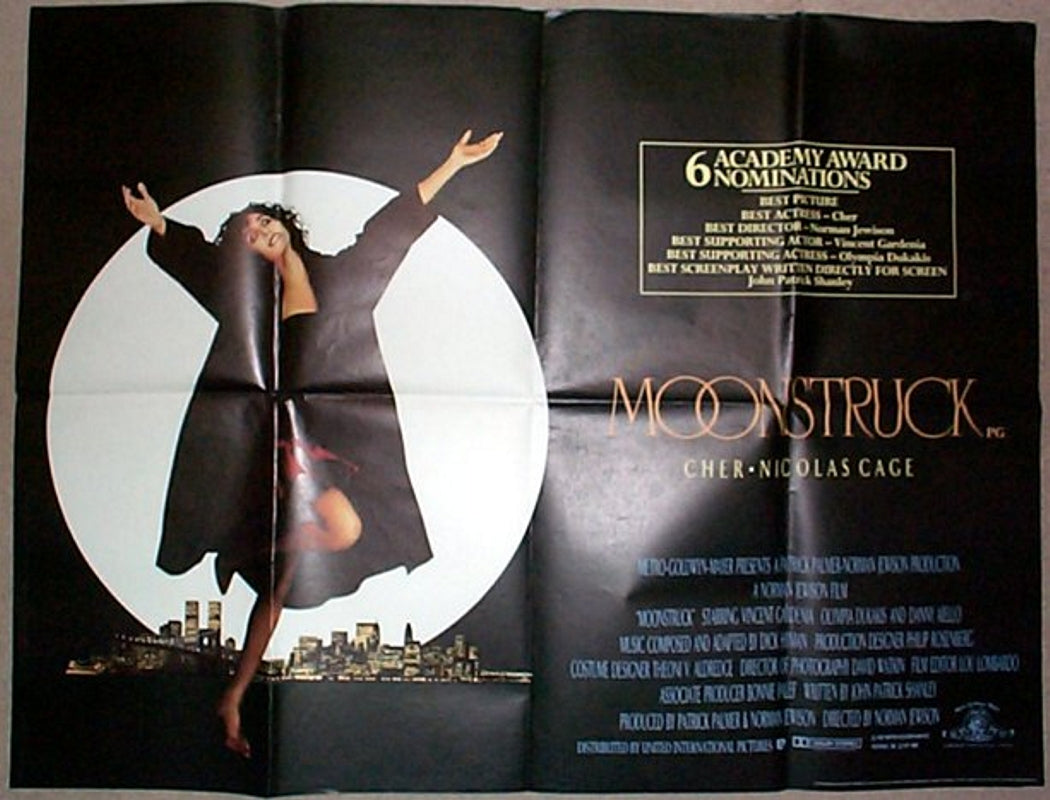 Moonstruck  Original Quad Movie Poster  