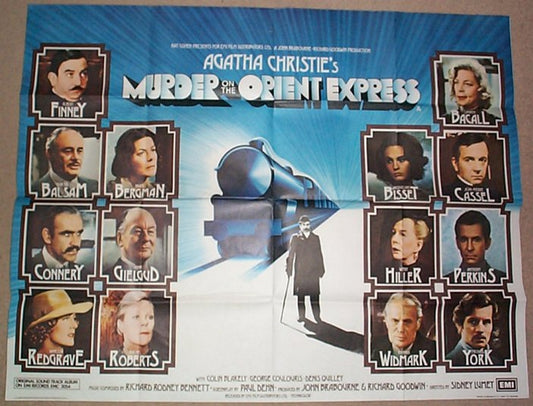 Murder On The Orient Express Original British Quad Poster - Movie Poster