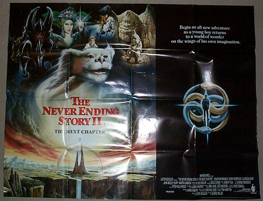 THe Never Ending Story II  Original Quad Movie Poster  