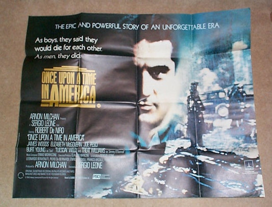 Once Upon A Time In America Original British Quad Poster - Movie Poster