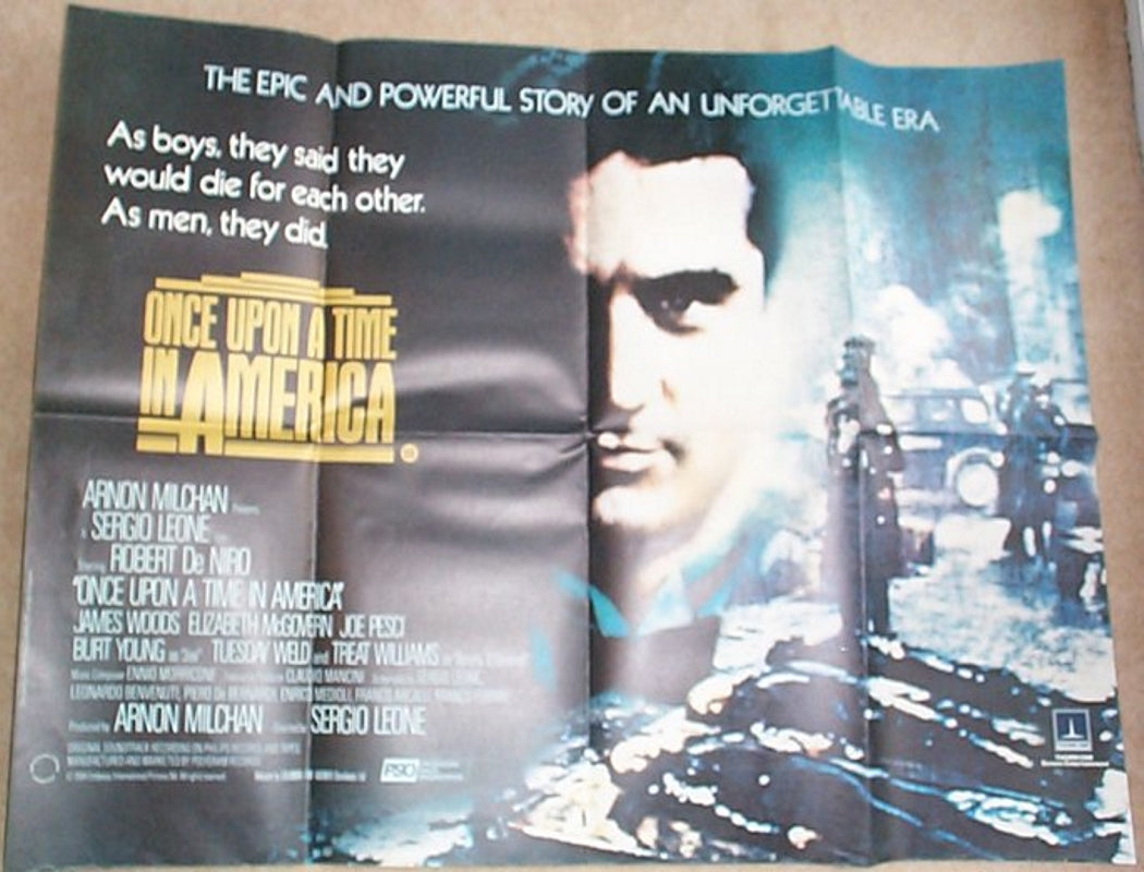 Once Upon A Time In America Original British Quad Poster - Movie Poster