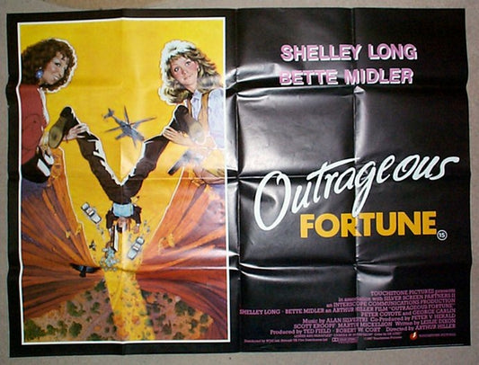 Outrageous Fortune  Original Quad Movie Poster  