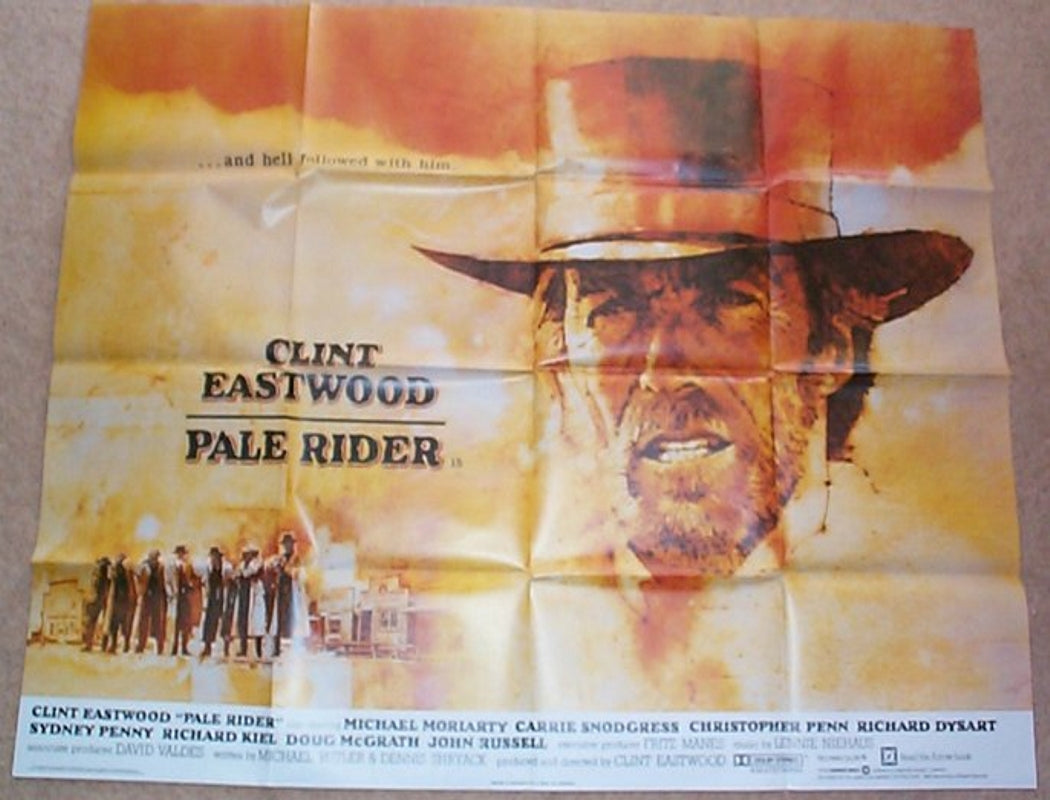 Pale Rider Original British Quad Poster - Movie Poster