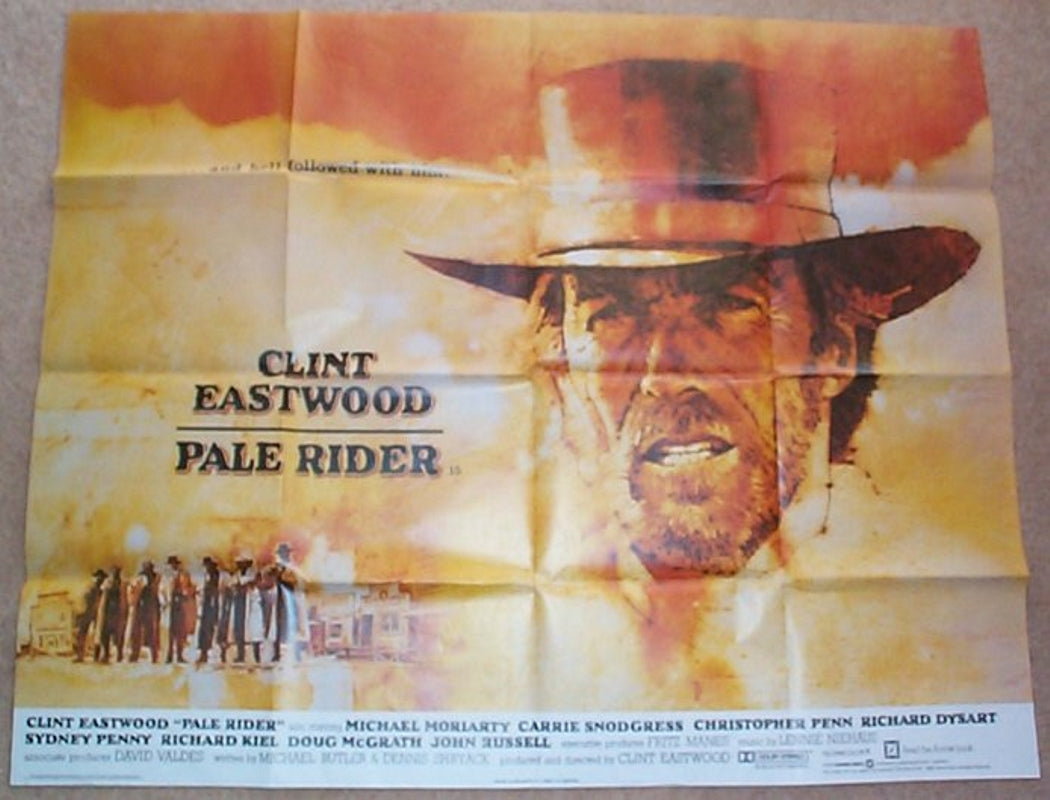 Pale Rider Original British Quad Poster - Movie Poster