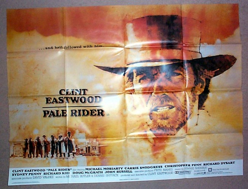 Pale Rider Original British Quad Poster - Movie Poster