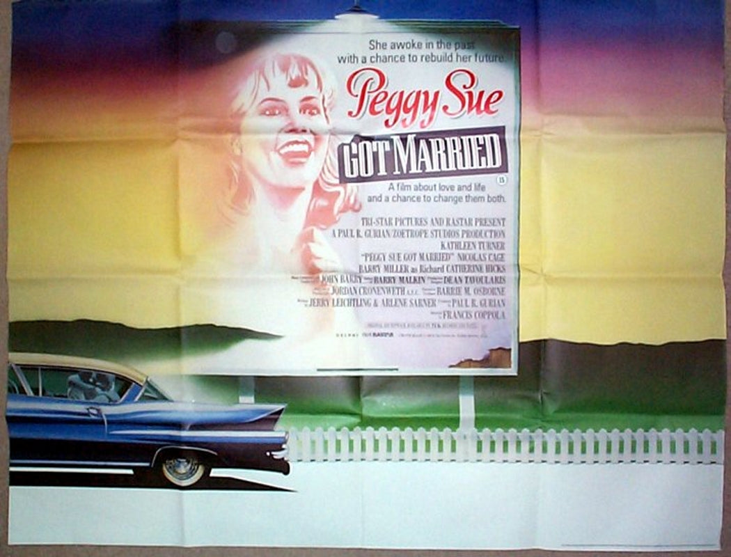 Peggy Sue Got Married  Original Quad Movie Poster  