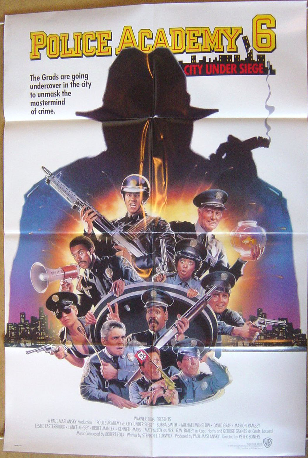 Police Academy 6 : City Under Siege  One Sheet Movie Poster