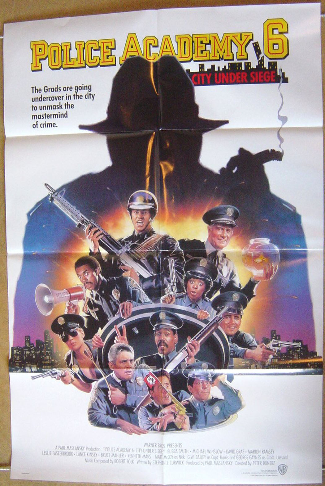 Police Academy 6 : City Under Siege  One Sheet Movie Poster