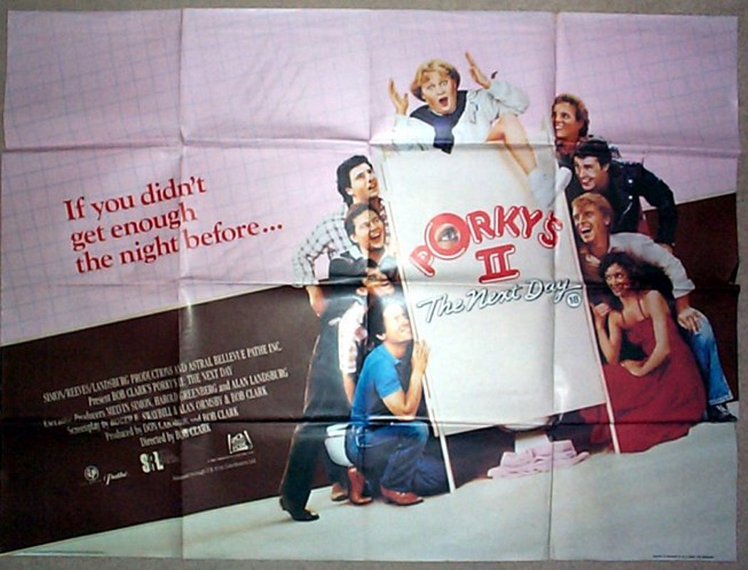 Porky's II  Original Quad Movie Poster  