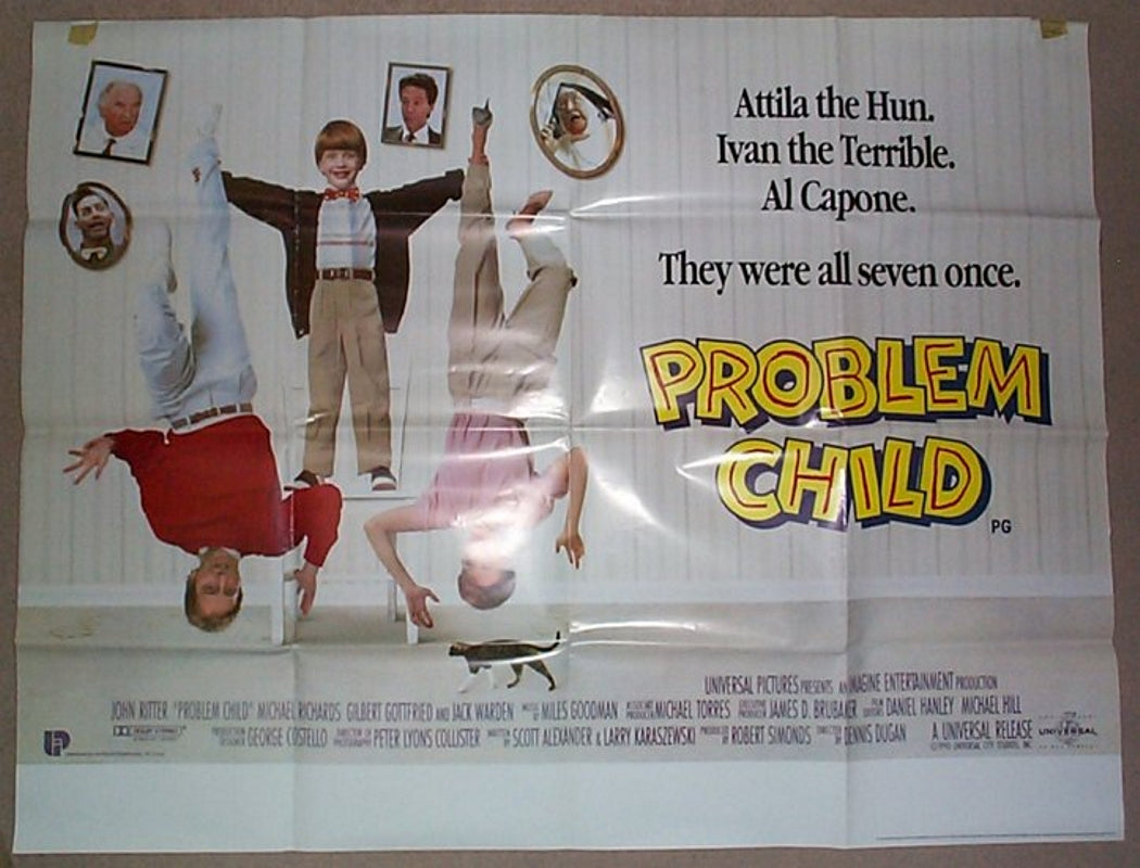 Problem Child Background “Problem Child” Original Quad Movie Poster – pastposters