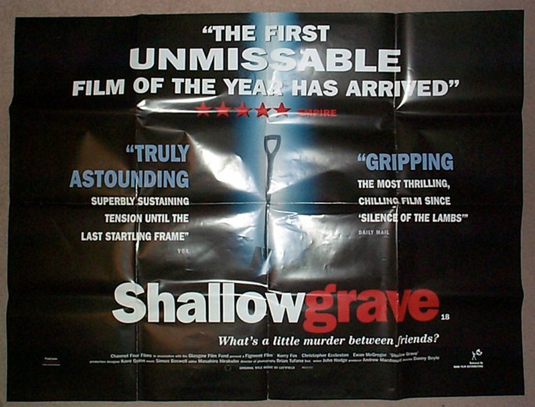 Shallow Grave  Original Quad Movie Poster  