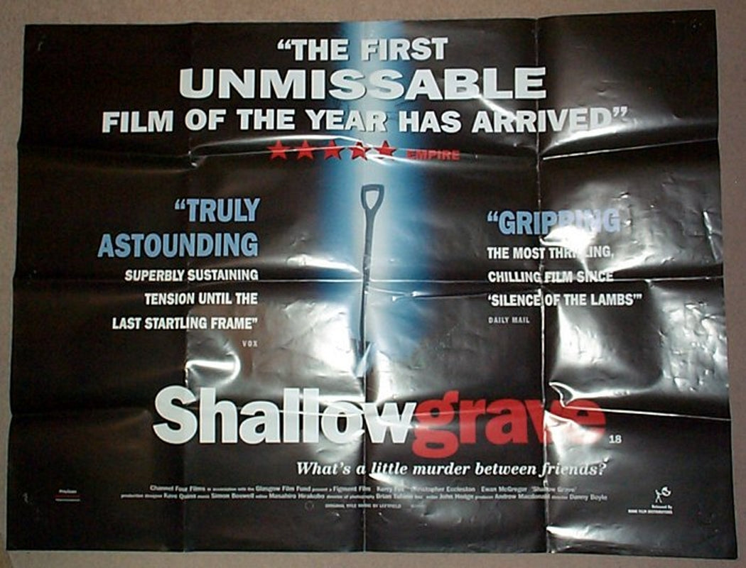 Shallow Grave  Original Quad Movie Poster  