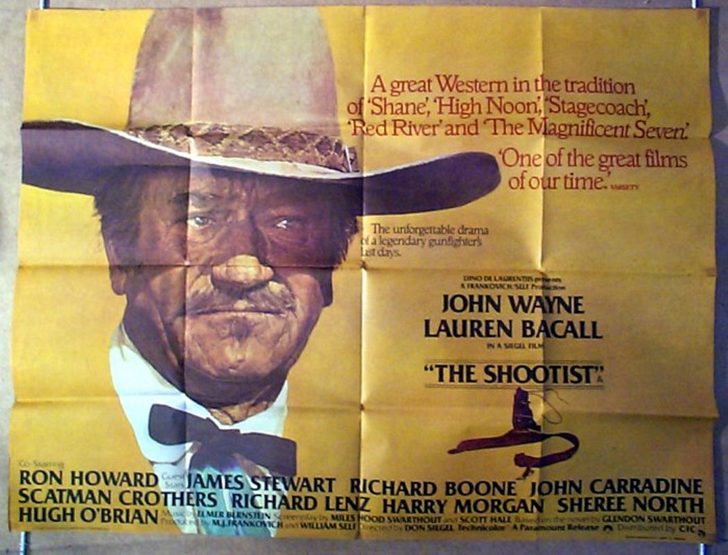 The Shootist Original British Quad Poster - Movie Poster