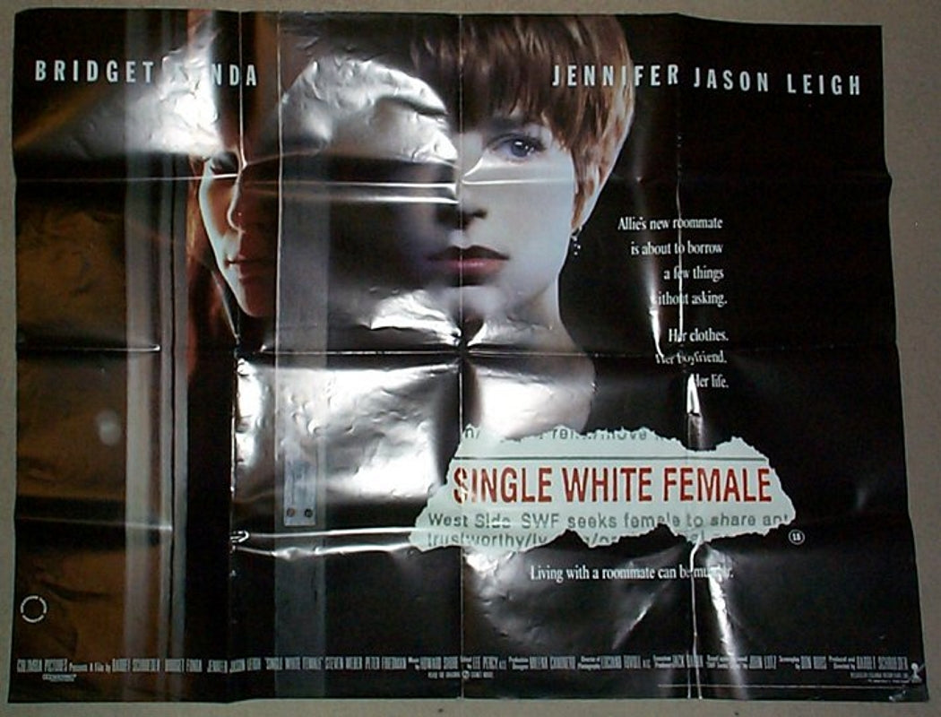 Single White Female  Original Quad Movie Poster  