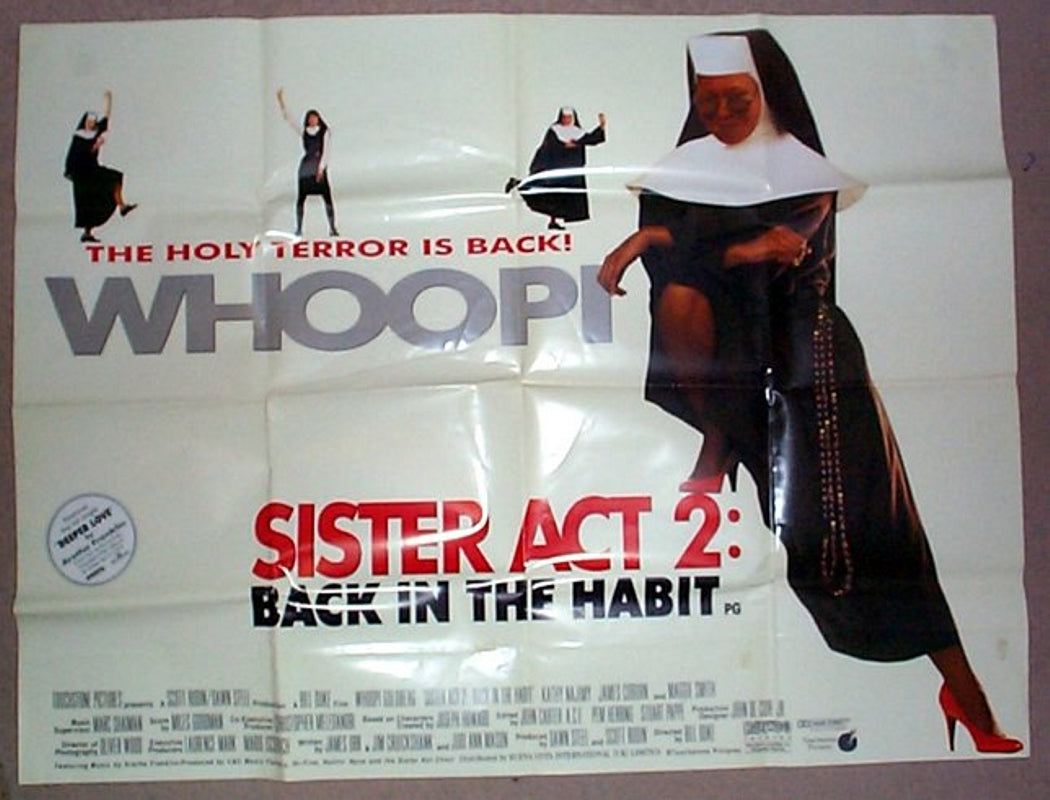 Sister Act 2  Original Quad Movie Poster  