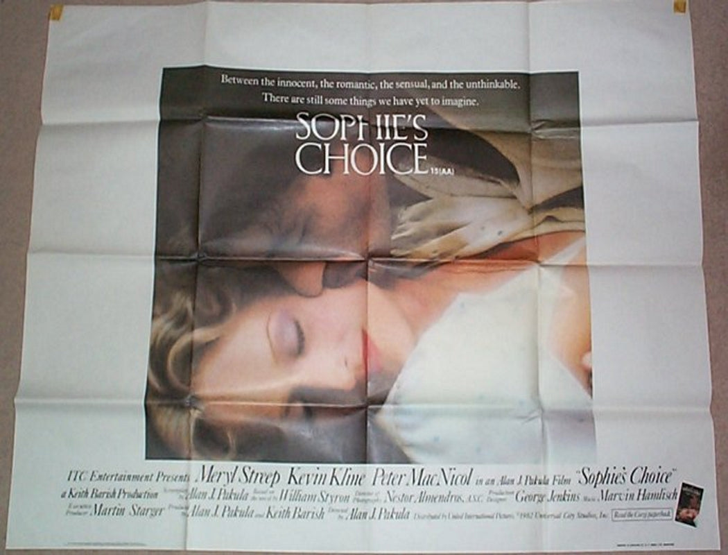 Sophie's Choice  Original Quad Movie Poster  