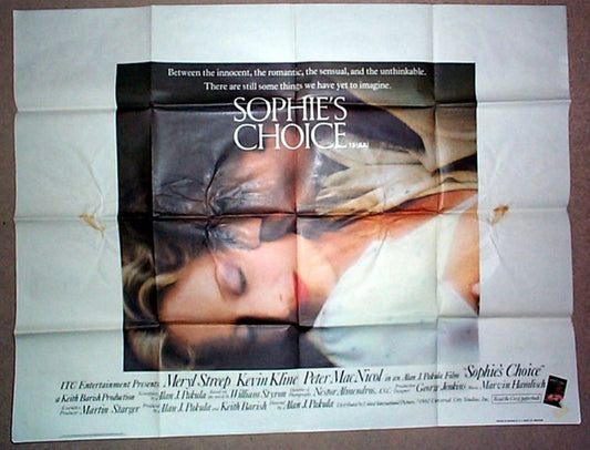 Sophie's Choice  Original Quad Movie Poster  