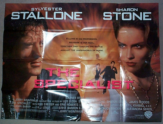 The Specialist  Original Quad Movie Poster  