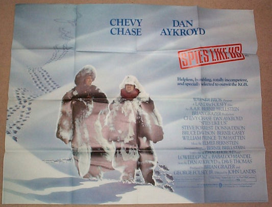 Spies Like Us  Original Quad Movie Poster  