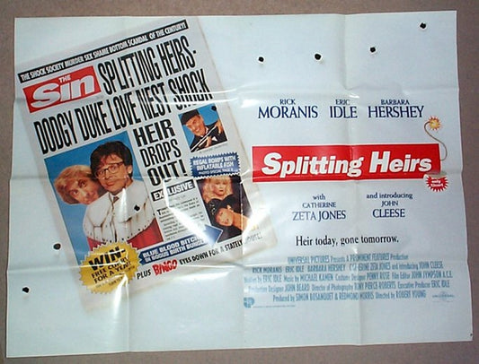 Splitting Heirs  Original Quad Movie Poster  