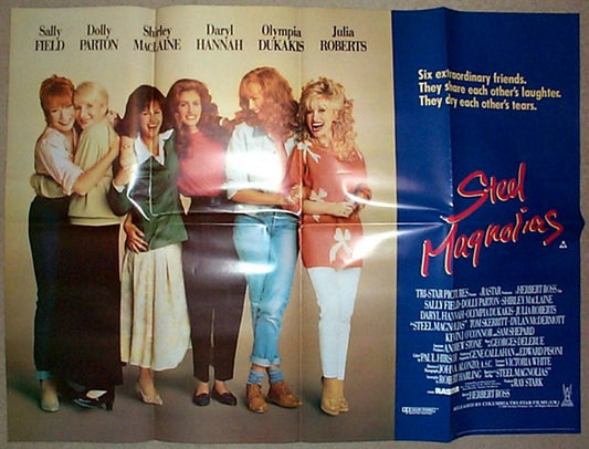 Steel Magnolias  Original Quad Movie Poster  