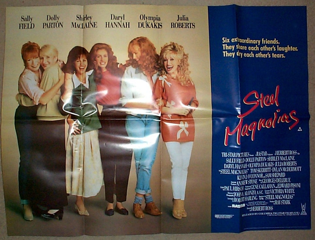 Steel Magnolias  Original Quad Movie Poster  