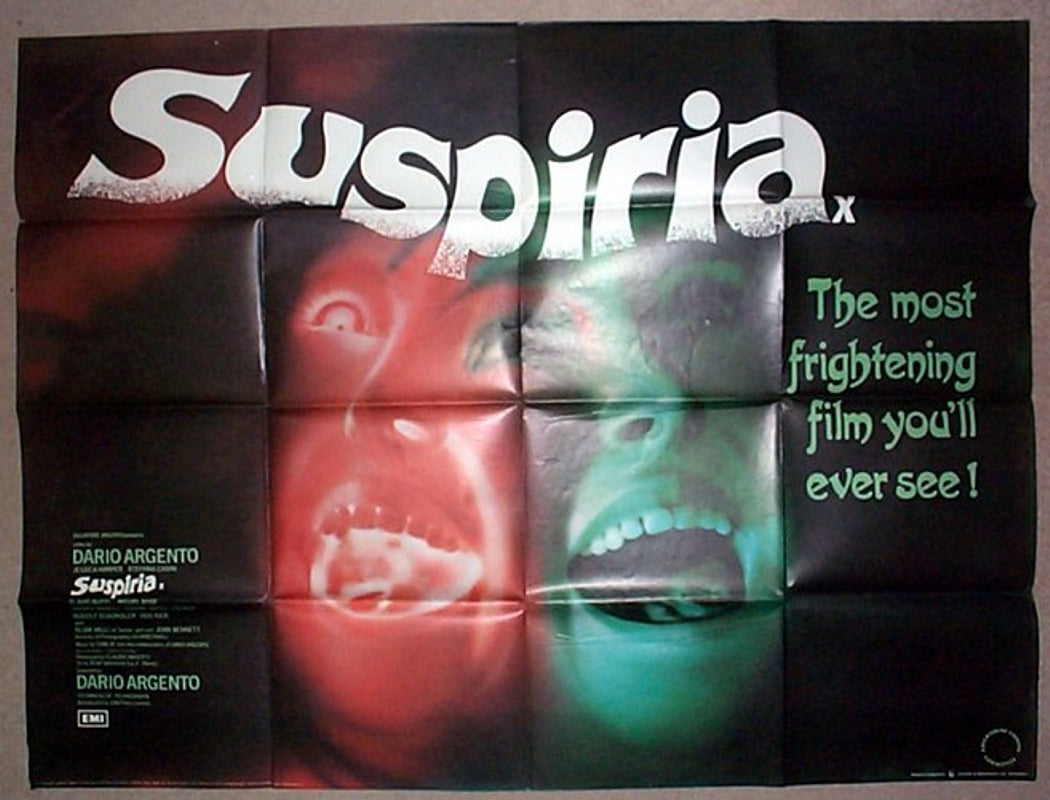 Suspiria Original British Quad Poster - Movie Poster