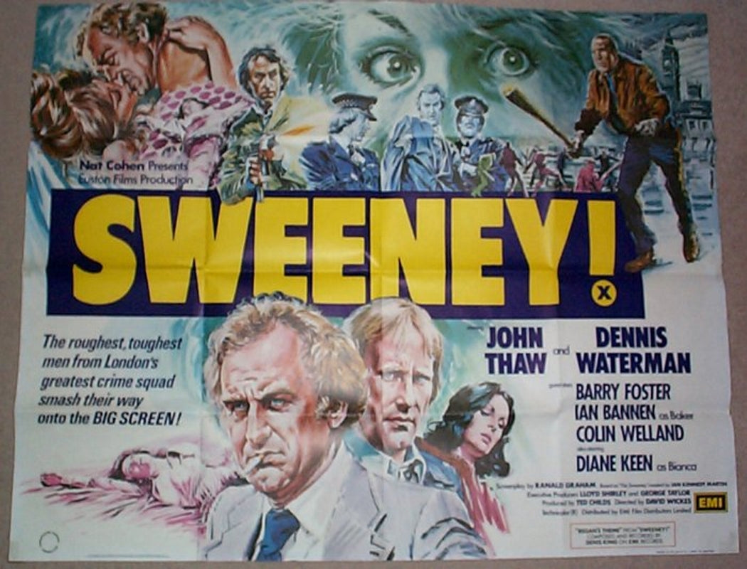 Sweeney Original British Quad Poster - Movie Poster