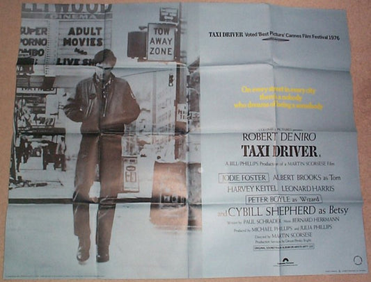 Taxi Driver Original British Quad Poster - Movie Poster