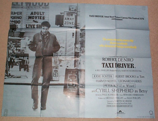 Taxi Driver Original British Quad Poster - Movie Poster