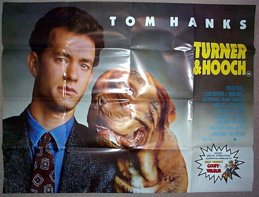 Turner And Hooch  Original Quad Movie Poster  